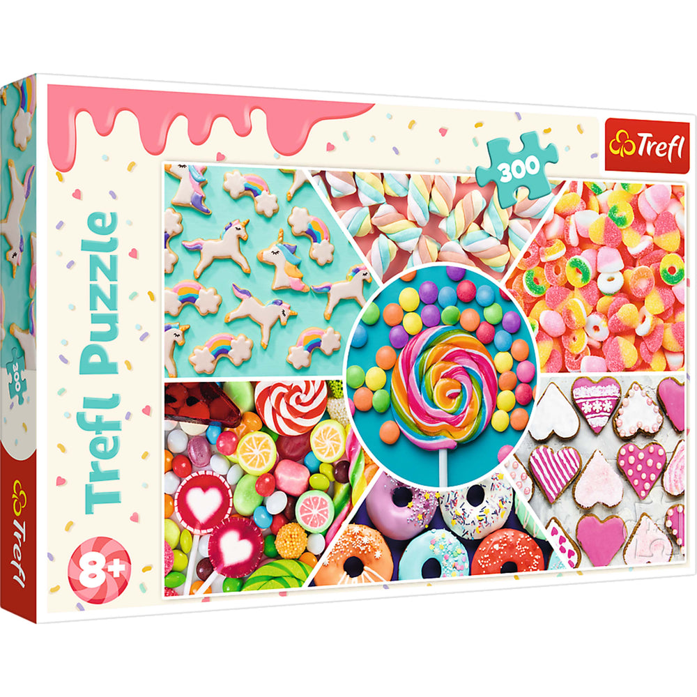 Trefl Red 300 Piece Kids Puzzle - Sweets (ONLINE ORDER ONLY)