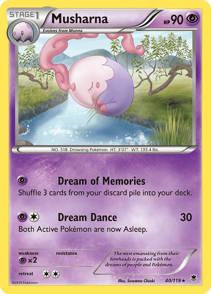 Musharna (40/119) [XY: Phantom Forces] (Online Only)