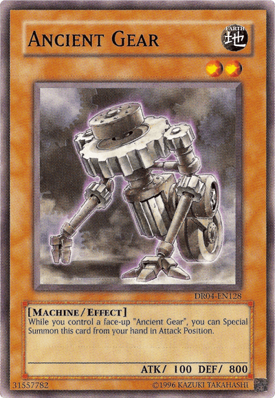 Ancient Gear [DR04-EN128] Common (ONLINE ORDER ONLY)