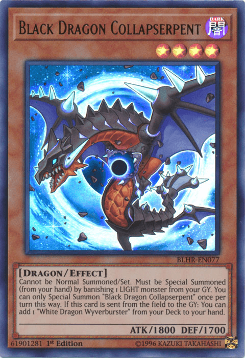 Black Dragon Collapserpent [BLHR-EN077] Ultra Rare (ONLINE ORDER ONLY)