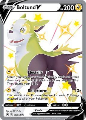 Boltund V (SWSH085) [Sword & Shield: Black Star Promos] (Online Only)