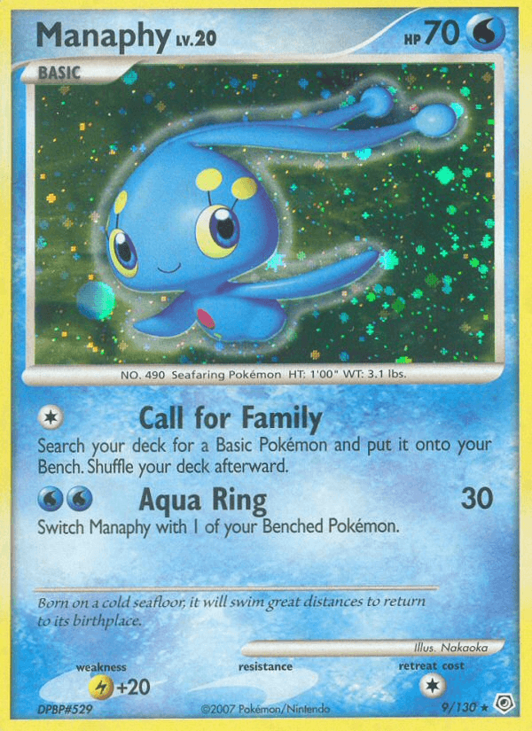 Manaphy (9/130) [Diamond & Pearl: Base Set] (Online Only)