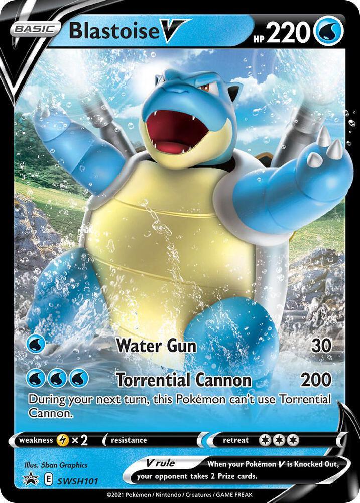 Blastoise V (SWSH101) [Sword & Shield: Black Star Promos] (Online Only)