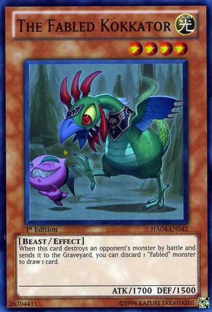 The Fabled Kokkator [HA04-EN042] Super Rare (ONLINE ORDER ONLY)