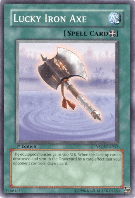 Lucky Iron Axe [YSDJ-EN032] Common (ONLINE ORDER ONLY)