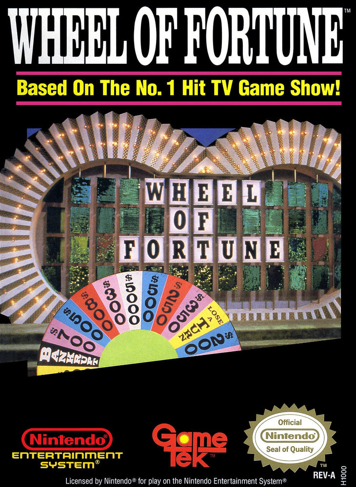 Wheel of Fortune (Nintendo NES) (Online Only)