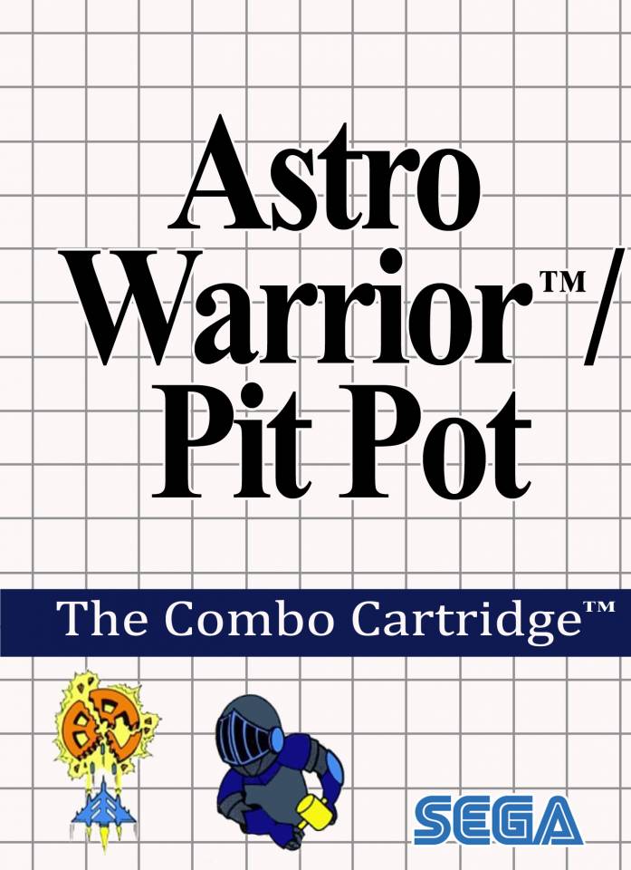 Astro Warrior & Pit Pot (Sega Master System) (ONLINE ORDER ONLY)