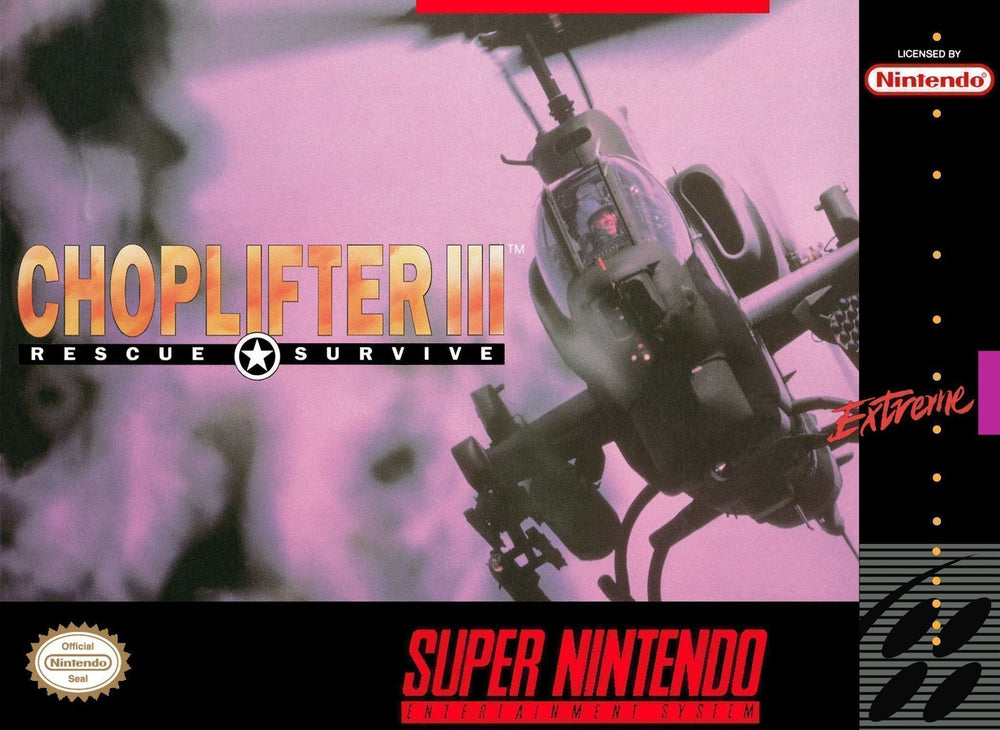 Choplifter 3 (Super Nintendo) (Online Only)