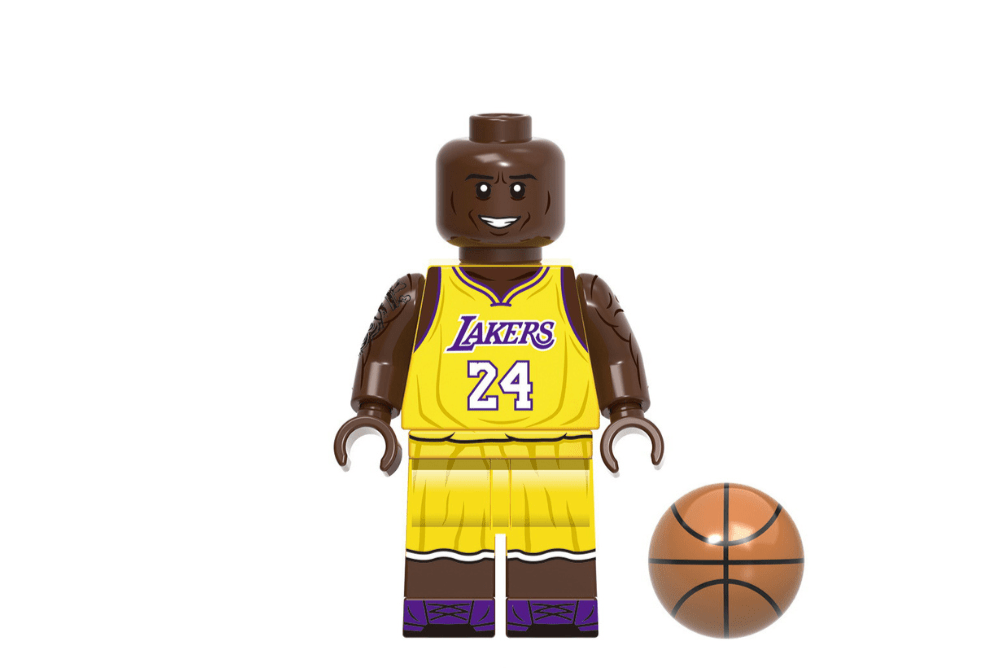 Kobe Bryant Lakers Yellow Uniform Custom Basketball Minifigure (ONLINE ORDER ONLY)