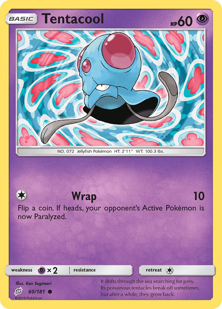 Tentacool (60/181) [Sun & Moon: Team Up] (Online Only)