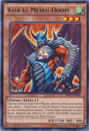 Koa'ki Meiru Doom [BP03-EN058] Rare (ONLINE ORDER ONLY)