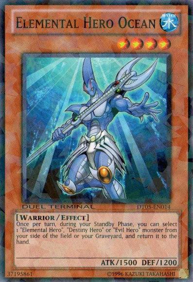Elemental Hero Ocean [DT05-EN014] Common (ONLINE ORDER ONLY)