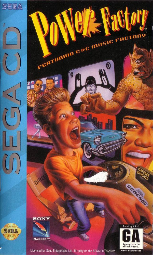 Power Factory Featuring C+C Music Factory (Sega CD) (ONLINE ORDER ONLY)
