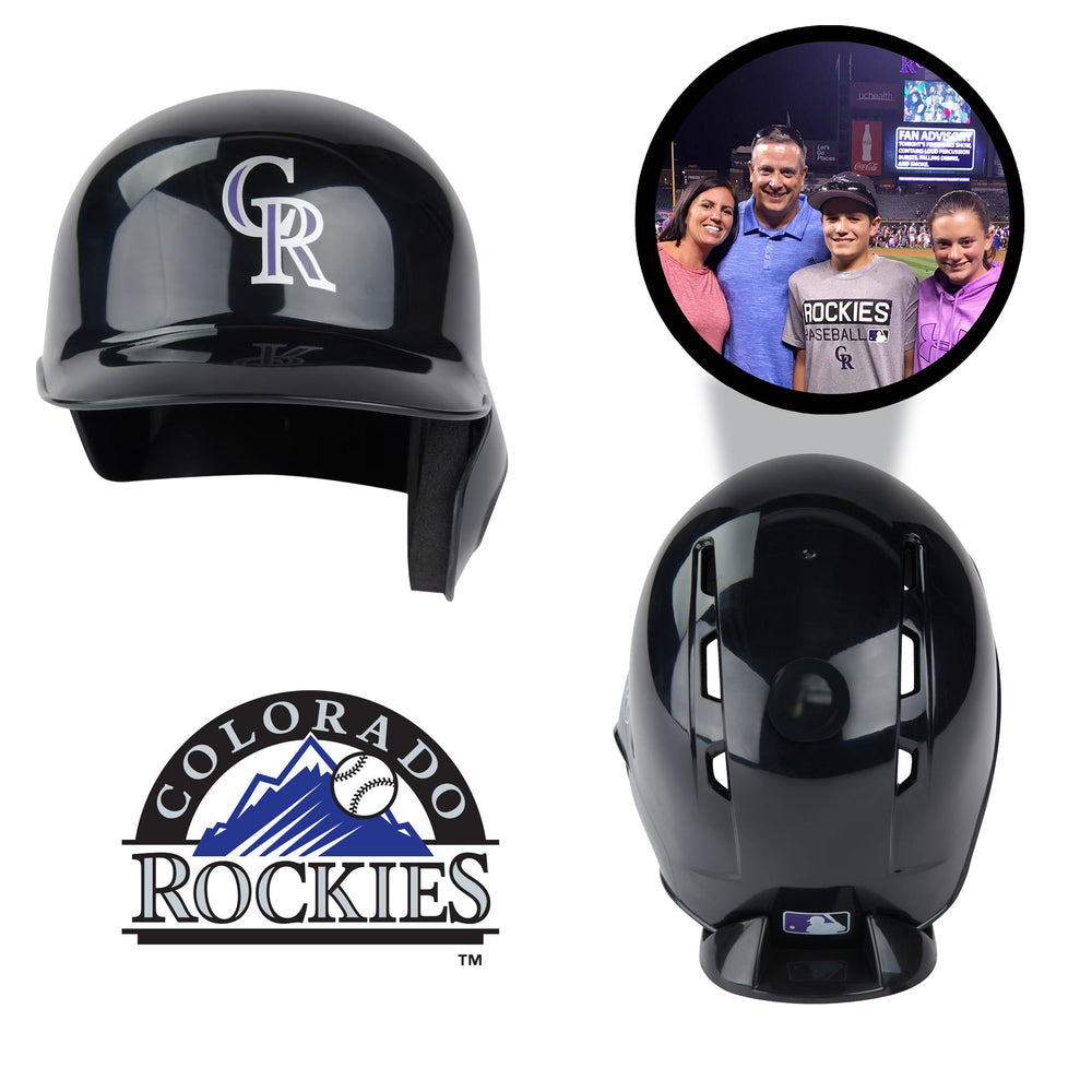 Colorado Rockies MLB Collectible Mini Batting Helmet (Online Order Only) (ONLINE ORDER ONLY)