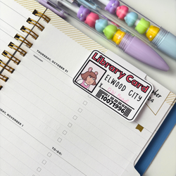 Miss Read's Library Card| Magnetic Bookmark (ONLINE ORDER ONLY)