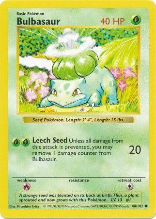 Bulbasaur (44/102) [Base Set Shadowless Unlimited] (Online Only)