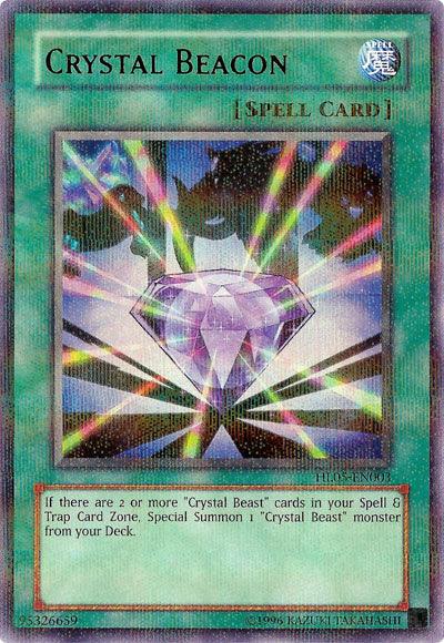 Crystal Beacon [HL05-EN003] Parallel Rare (ONLINE ORDER ONLY)