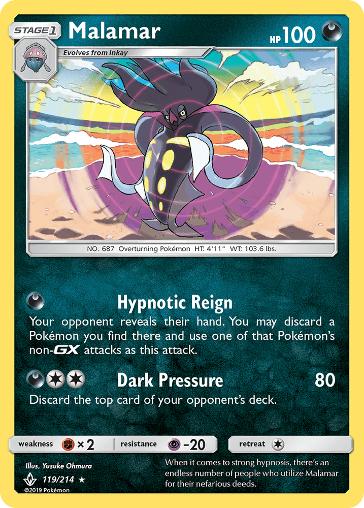 Malamar (119/214) [Sun & Moon: Unbroken Bonds] (Online Only)