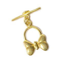 23x16mm Vermeil Butterfly Toggle 1 piece (ONLINE ORDER ONLY)