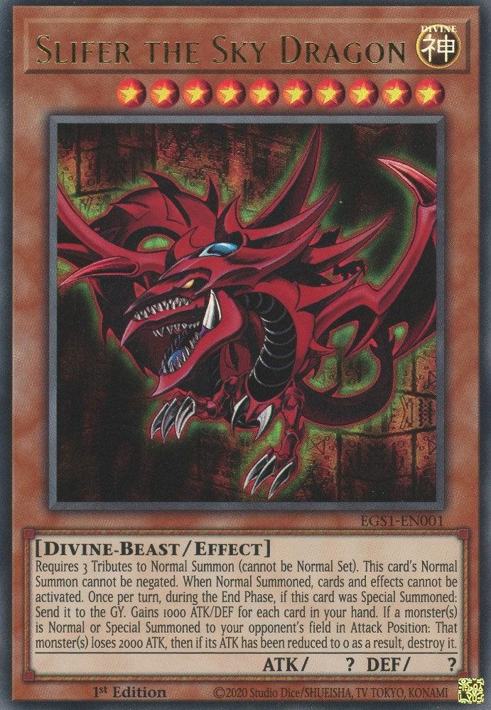 Slifer the Sky Dragon [EGS1-EN001] Ultra Rare (ONLINE ORDER ONLY)