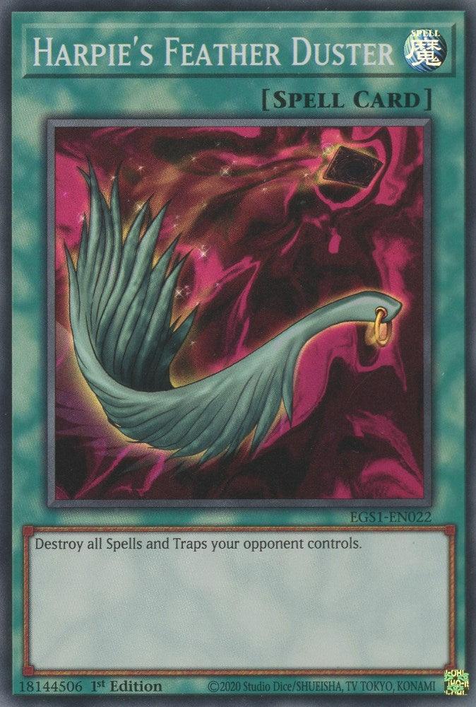 Harpie's Feather Duster [EGS1-EN022] Super Rare (ONLINE ORDER ONLY)