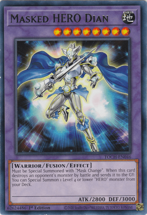 Masked Hero Dian [TOCH-EN046] Rare (ONLINE ORDER ONLY)