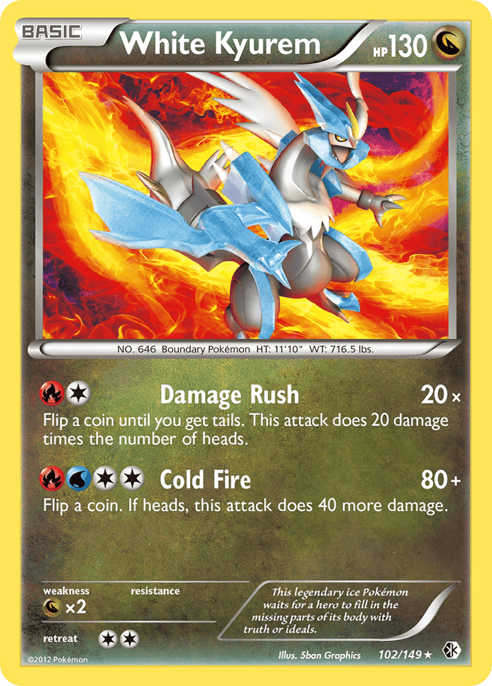 White Kyurem (102/149) [Black & White: Boundaries Crossed] (Online Only)