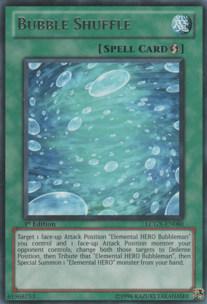 Bubble Shuffle [LCGX-EN080] Rare (ONLINE ORDER ONLY)