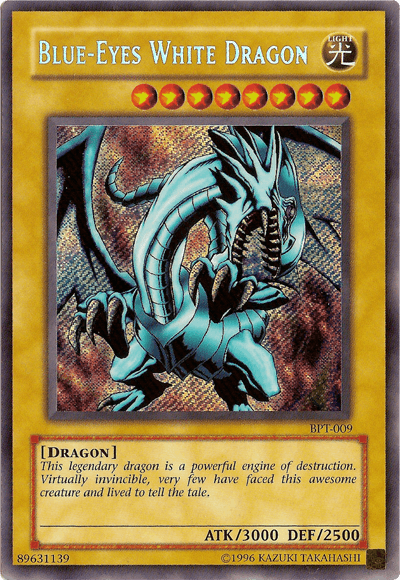Blue-Eyes White Dragon [BPT-009] Secret Rare (ONLINE ORDER ONLY)