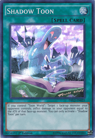 Shadow Toon [DRL2-EN025] Super Rare (ONLINE ORDER ONLY)