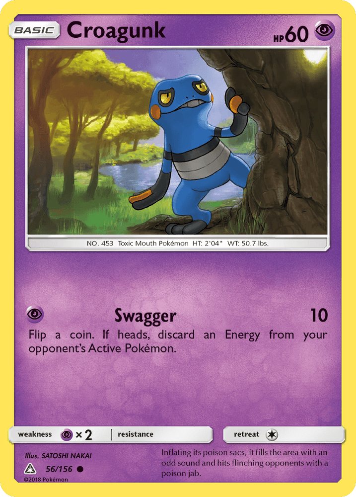 Croagunk (56/156) [Sun & Moon: Ultra Prism] (Online Only)
