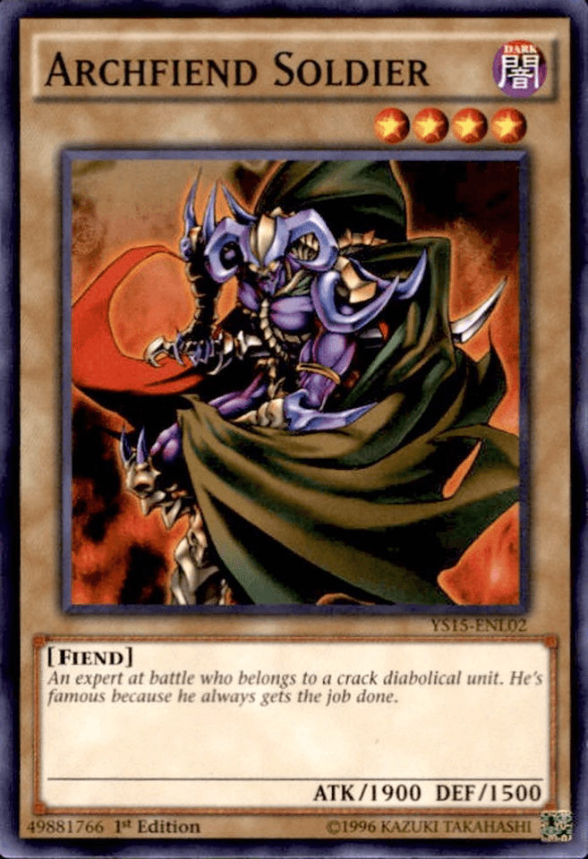 Archfiend Soldier [YS15-ENL02] Common (ONLINE ORDER ONLY)