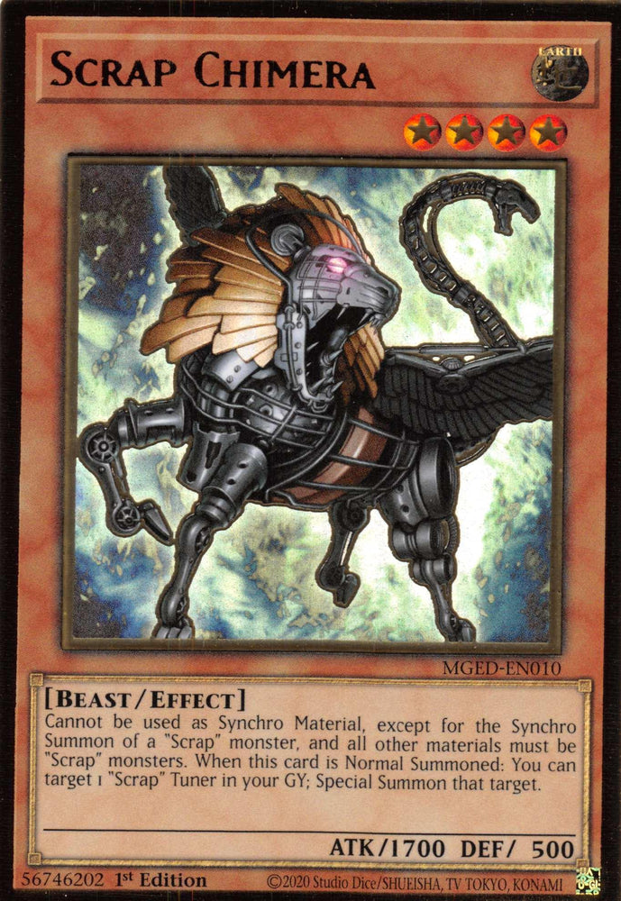 Scrap Chimera [MGED-EN010] Gold Rare (ONLINE ORDER ONLY)