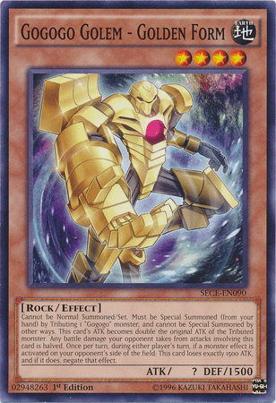 Gogogo Golem - Golden Form [SECE-EN090] Common (ONLINE ORDER ONLY)