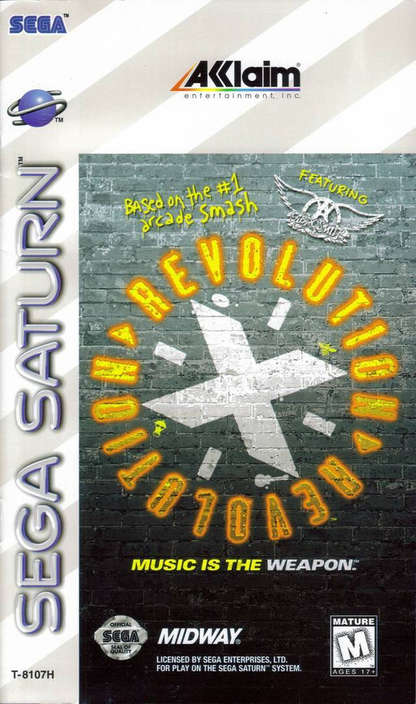 Revolution X (Sega Saturn) (ONLINE ORDER ONLY)