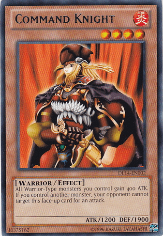 Command Knight (Blue) [DL14-EN002] Rare (ONLINE ORDER ONLY)