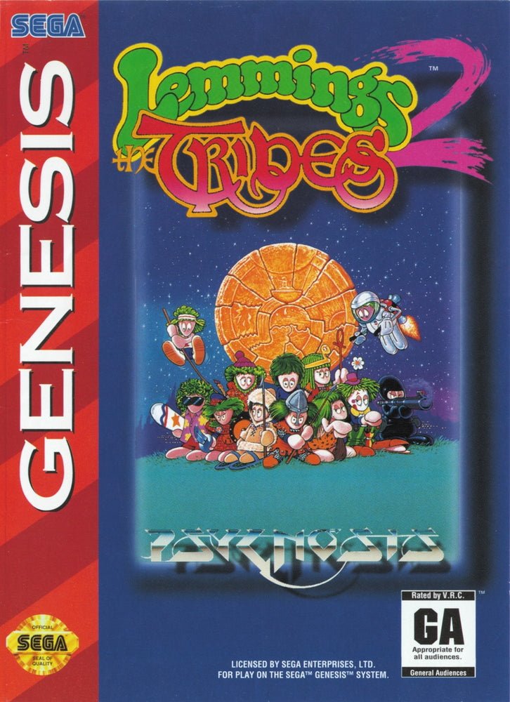 Lemmings 2: The Tribes (Sega Genesis) (ONLINE ORDER ONLY)