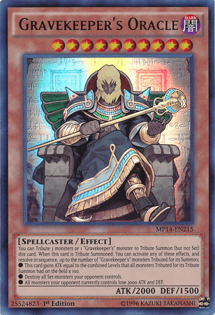 Gravekeeper's Oracle [MP14-EN215] Ultra Rare (ONLINE ORDER ONLY)