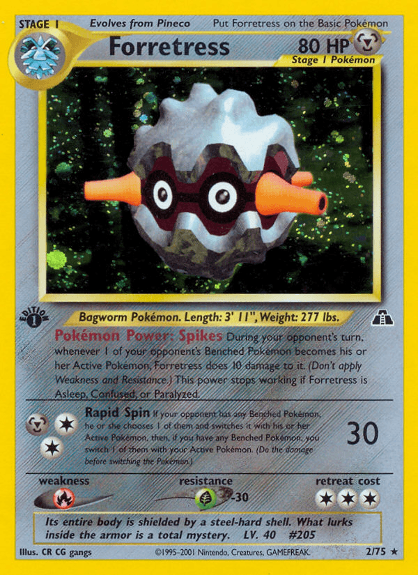 Forretress (2/75) [Neo Discovery 1st Edition] (Online Only)