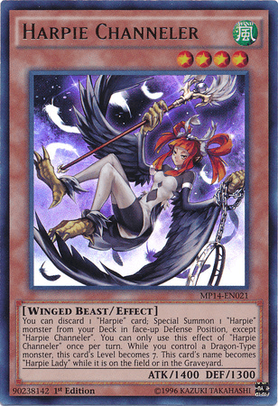 Harpie Channeler [MP14-EN021] Ultra Rare (ONLINE ORDER ONLY)