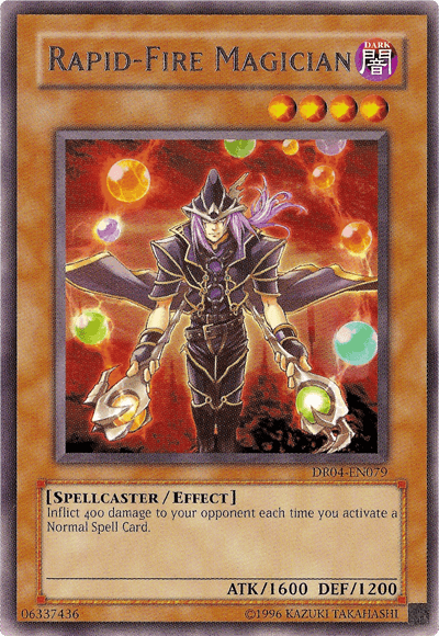 Rapid-Fire Magician [DR04-EN079] Rare (ONLINE ORDER ONLY)