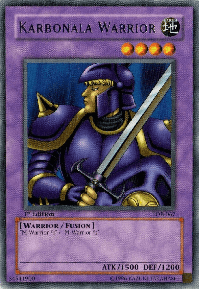 Karbonala Warrior [LOB-067] Rare (ONLINE ORDER ONLY)