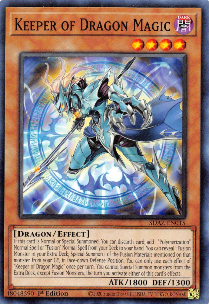 Keeper of Dragon Magic [SDAZ-EN015] Common (ONLINE ORDER ONLY)