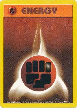 Fighting Energy (97/102) [Base Set Unlimited] (Online Only)
