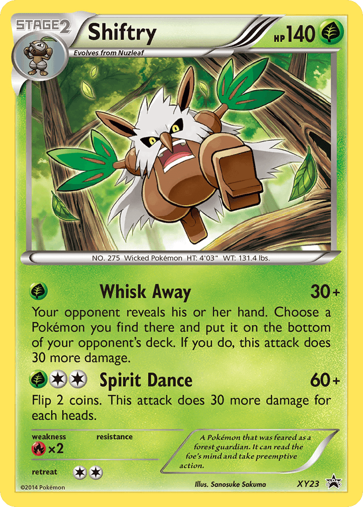 Shiftry (XY23) [XY: Black Star Promos] (Online Only)