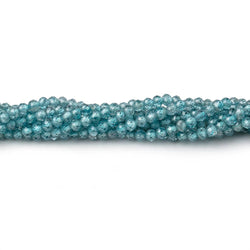 2.4mm Blue Zircon Micro Faceted Rondelle Beads 13 inch 160 pieces AA (ONLINE ORDER ONLY)