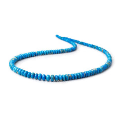2.5-6mm Ceruleite Plain Rondelle Beads 17.5 inch 166 pieces AA (ONLINE ORDER ONLY)