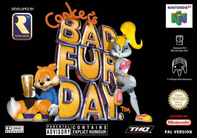 Conker's Bad Fur Day [European Import] (Nintendo 64) (Online Only)