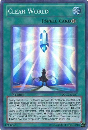 Clear World [LCGX-EN217] Super Rare (ONLINE ORDER ONLY)