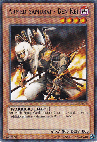 Armed Samurai - Ben Kei (Blue) [DL14-EN003] Rare (ONLINE ORDER ONLY)
